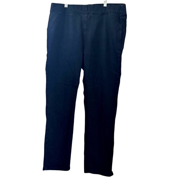 NYDJ Millie Pull-On Ankle Pants Size 16 Black - Picture 1 of 12